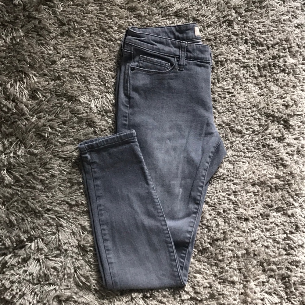 Banana Republic gray denim skinny fit pant
